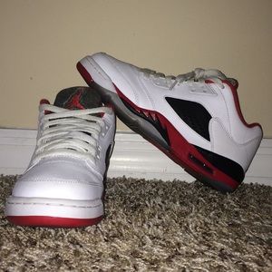 Jordan 5 Low Fire Red